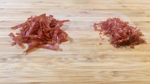 Gedroogde Serranoham-Chorizo